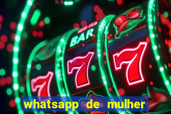 whatsapp de mulher de programa